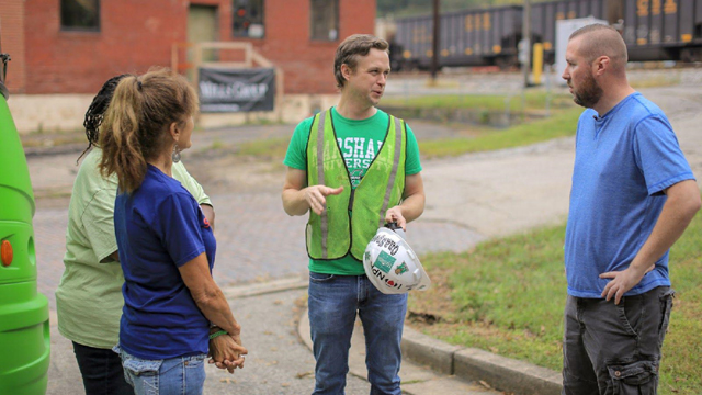 The roadtrippers visit Coalfield Development in West Virginia.